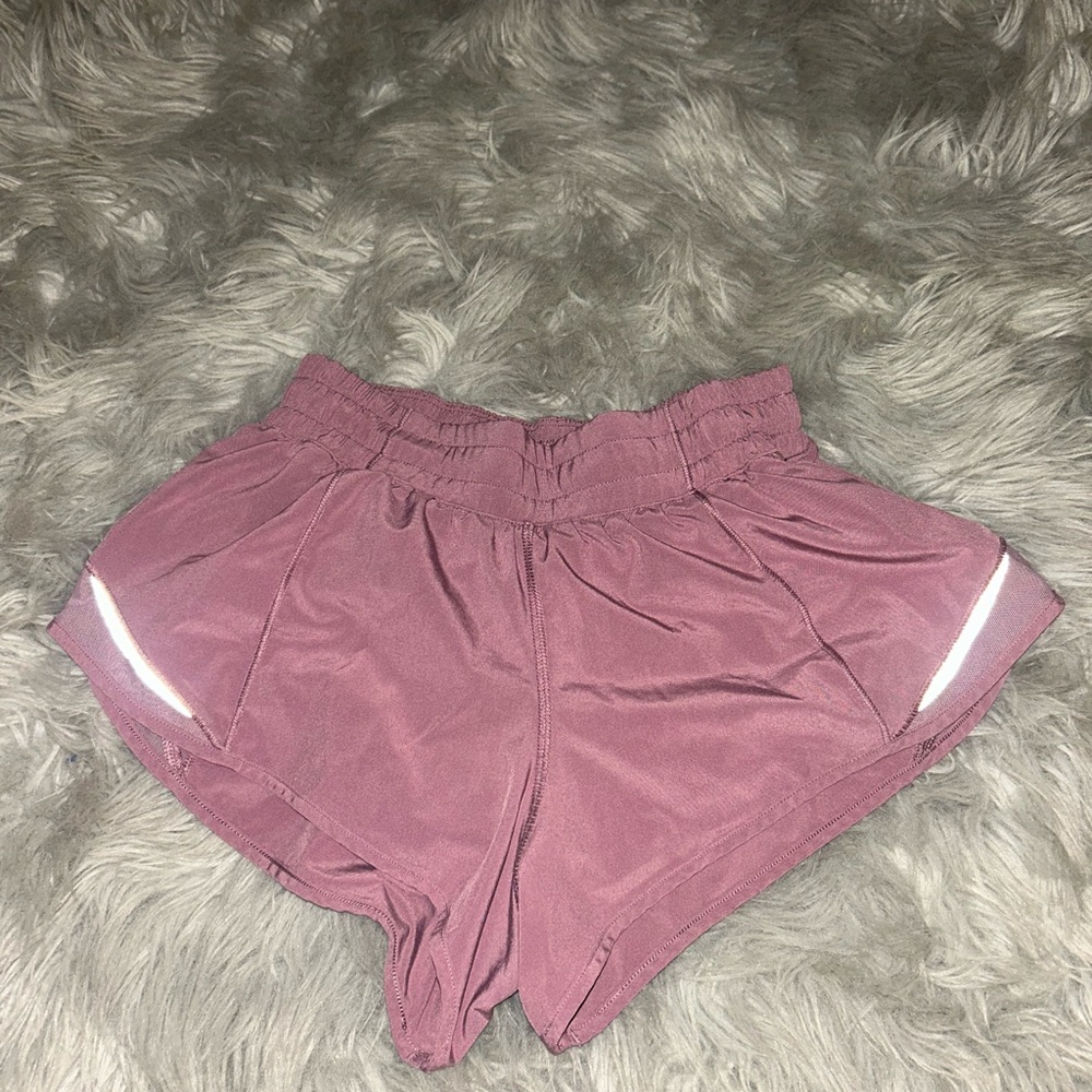Lululemon pink hotty hot shorts
